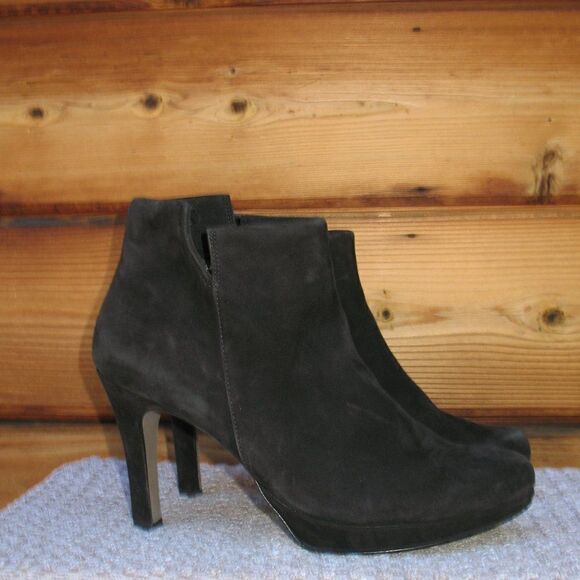 Paul Green Womens 8.5 Black Ankle Platform Booties - Picture 2 of 8